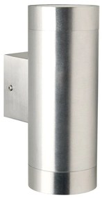 Φωτιστικό Τοίχου Tin Maxi Double 21519929 12,5x19cm 2xGU10 35W IP54 Aluminium Nordlux Metal, Glass