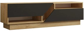 Έπιπλο Τηλεόρασης Koza 835PUQ3057 160x40x45cm Oak-Anthracite