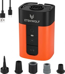 Ηλεκτρική αντλία Etenwolf AIR 5 Pro 10400mAh (Πορτοκαλί)