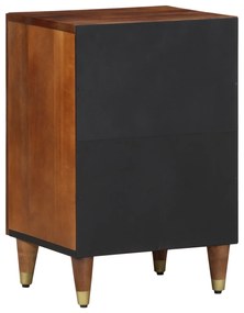 vidaXL Ντουλάπι Μπάνιου 38x33x58 εκ Μασίφ Ξύλο Μάνγκο