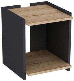 Τραπεζάκι Βοηθητικό Viper 550ARN3455 38,6x41,8x50cm Oak-Anthracite