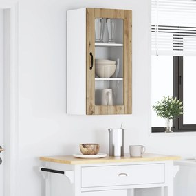 vidaXL Ραφιέρα τοίχου LUCCA Artisan Δρυς 40 x 31 x 80 εκ.