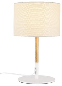 Φωτιστικό Επιτραπέζιο Textile &amp; Crystal OD6508TWH White Metal, Fabric