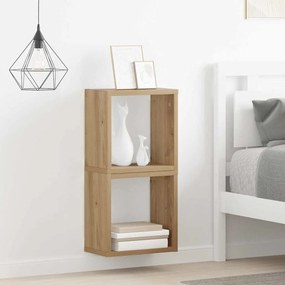 vidaXL Ράφια Τοίχου Επιτοίχιο 2 pcs Artisan Oak Επεξεργασμένο ξύλο