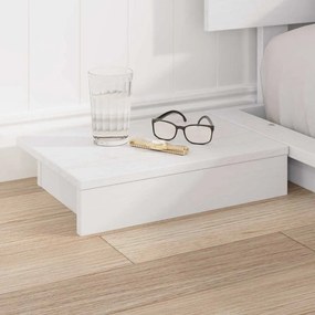 vidaXL Σκελετός Κρεβατιού Λευκό 200 x 200 cm ξύλο