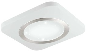 Πλαφονιέρα Led 97658 White Puyo-S Eglo Metal, Plastic