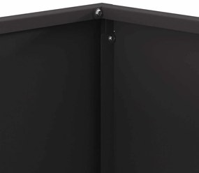 vidaXL Φωτιά Μαύρο 60 x 60 x 40 cm Κρύα έλαση από χάλυβα