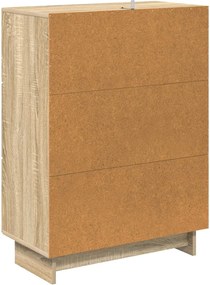 vidaXL Ντουλάπι με Συρτάρια 66 x 34,5 x 90 εκ Επεξεργασμένο Ξύλο