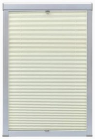 vidaXL Στόρι Σκίασης Πλισέ Κρεμ 104