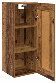 vidaXL Επιτοίχιο ντουλάπι Παλιό Ξύλο 34,5 x 34 x 90 εκ.