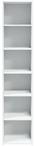 vidaXL Ντουλάπι Λευκό 40x41x185 εκ. Επεξεργασμένο Ξύλο