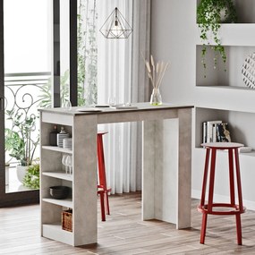 Τραπέζι Μπαρ 120x51.6x101.8εκ - St1- Gt Χρώμα Γκρι