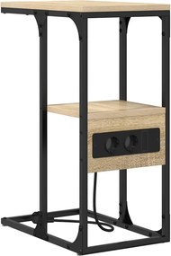 vidaXL Κομοδίνο Δρύς Sonoma 41,5 x 26 x 60,5 εκ Επεξεργασμένο Ξύλο