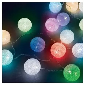 Λαμπάκια Σειρά 20 LED Πολύχρωμο 2,85m Cotton Balls Unicorn 27-00439 Panagoulas-27-00439-Πολύχρωμο 27-00439