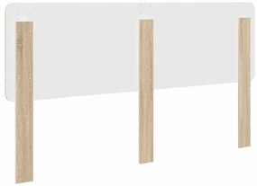 vidaXL Κεφαλάρι με κεφαλάρι Δρύς Sonoma 200 cm Επεξεργασμένο ξύλο