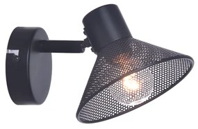 Φωτιστικό Επίτοιχο Aca TNK2831SB PALOMA Μαύρο Ματ (Black Mat)