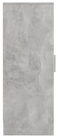 Παπουτσοθήκη Γκρι Σκυροδέματος 32 x 35 x 92 εκ. από Μοριοσανίδα - Γκρι
