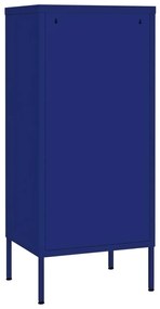 Ντουλάπι Αποθήκευσης Ναυτικό Μπλε 42,5x35x101,5 εκ. από Ατσάλι - Μπλε
