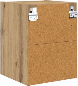 vidaXL Κρεμαστό ντουλάπι Artisan Oak 30 x 29,5 x 40 εκ.