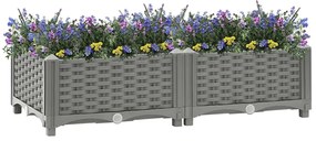 vidaXL Ζαρντινιέρα 80 x 40 x 23 εκ. από Πολυπροπυλένιο