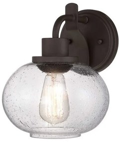 Απλίκα Φωτιστικό Τοίχου 1xE27 Trilogy Elstead Lighting-QZ-TRILOGY1-Μπρονζέ QZ-TRILOGY1
