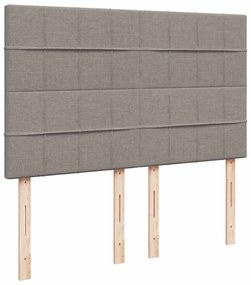 ΚΡΕΒΑΤΙ BOXSPRING ΜΕ ΣΤΡΩΜΑ TAUPE 140X200 ΕΚ. ΥΦΑΣΜΑΤΙΝΟ 3293995