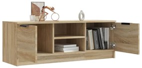 vidaXL Έπιπλο Τηλεόρασης Sonoma Δρυς 102x35x36,5εκ. Επεξεργασμένο Ξύλο