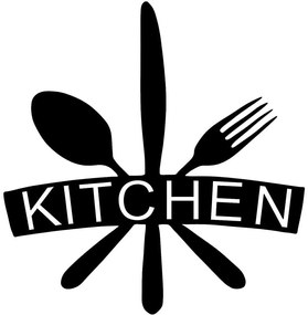 Διακοσμητικό Τοίχου Kitchen 891TNL2014 68x1,5x66cm Black Wallity Μέταλλο