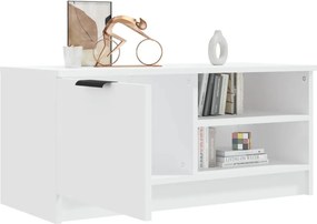 vidaXL Έπιπλο Τηλεόρασης Λευκό 80x35x36,5 εκ. Επεξεργασμένο Ξύλο
