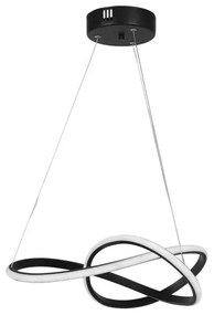 Κρεμαστό Φωτιστικό Οροφής LED 48W 3CCT Mercury-50 Heronia Lighting-01-0351-Μαύρο 01-0351