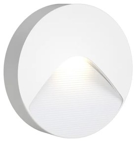 Φωτιστικό τοίχου Horseshoe LED 2W 3CCT Outdoor Wall Lamp White D:12.8cmx3cm (80201920) - 80201920 - 1.5W - 20W - 80201920