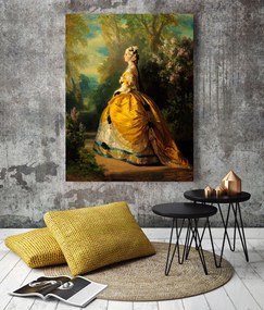 Αναγεννησιακός πίνακας σε καμβά με γυναίκα KNV822 45cm x 65cm