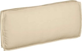 vidaXL Μαξιλάρι Ύφασμα Όξφορντ Μπεζ 120 x 50 x 12 εκ.