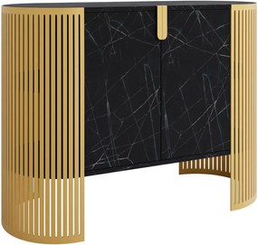 Μπουφές Fikoli III-Μαύρο Μάρμαρο