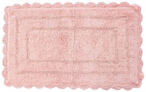 Ταπέτο Μπάνιου Βαμβακερό Bois De Rose Dentelle Arvix 80x50εκ. AX00057904