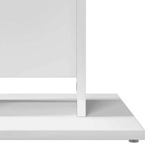 vidaXL Τραπέζι Bistro Λευκό 60 x 60 x 75 εκ. Επεξ. Ξύλο