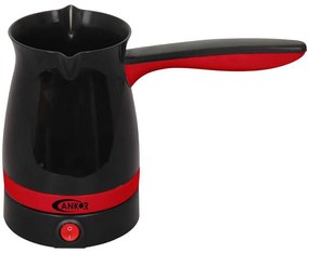 Μπρίκι Ηλεκτρικό K-800674 400ml 1000W Black-Red Ankor Metal, Plastic