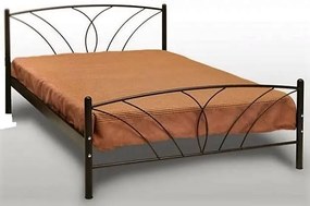Κρεβάτι  ΤΗΝΟΣ1 για στρώμα 160χ200 υπέρδιπλο με επιλογές χρωμάτων