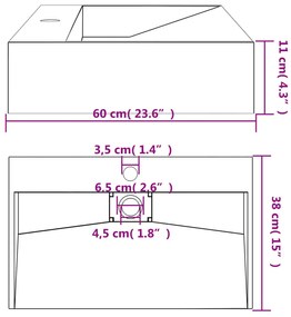 ΝΙΠΤΗΡΑΣ ΜΑΥΡΟΣ ΜΑΤ 60X38X11 ΕΚ. ΣΥΝΘΕΤΙΚΟΣ ΑΠΟ ΤΕΧΝΗΤΟ ΜΑΡΜΑΡΟ 155980