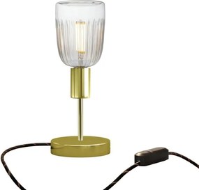 Επιτραπέζιο Φωτιστικό Μεταλλικό Alzaluce Tiche Χρυσό Dimmer