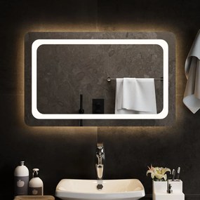 Καθρέφτης Μπάνιου με LED 80x50 εκ.
