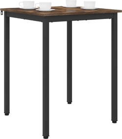 vidaXL Τραπεζαρίες 60 x 60 x 75 cm ΜΕΤΑΛΛΟ
