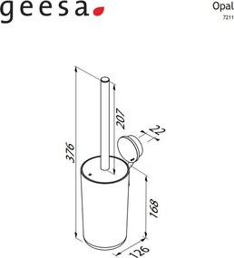 Geesa Opal 7211 Black Matt - Πιγκάλ Επιτοιχο