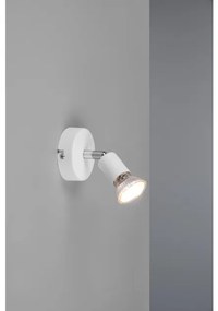 Σποτ Φωτιστικό Οροφής Τοίχου 1xGU10 Κινητό Paris Trio Lighting-R80911031-Λευκό R80911031