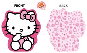 Διακοσμητικό Μαξιλάρι Βελουτέ 2 Όψεων Dimcol Hello Kitty 695 Pink 20cm