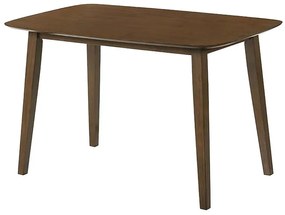 OPTIMAL Τραπέζι Τραπεζαρίας Απόχρωση Καρυδί 120x75x74cm Ε800
