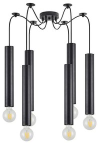 Φωτιστικό Οροφής Adept Tube 77-8669 5,5x300cm 60W Black Homelighting