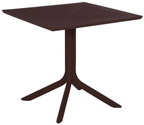Τραπέζι Τετράγωνο HM5930.13 80x80x75cm Brown