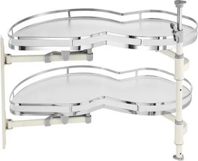 VEVOR 2 Tier Swing Left Blind Corner Cabinet Pull Out Soft Close Organizer