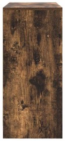 Συρταριέρα με Συρτάρια Καπνιστή Δρυς 80x34x76 εκ. Επεξ. Ξύλο 861539